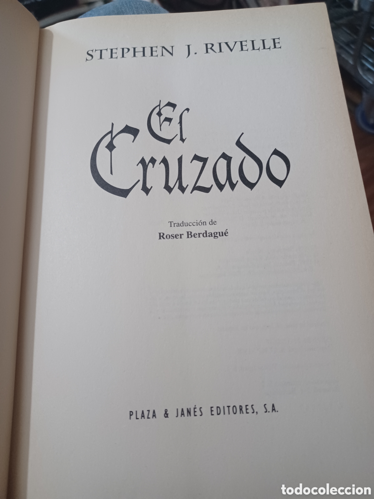 Libros: Barybook 292. . El Cruzado Stephen J.rivelle - Foto 3