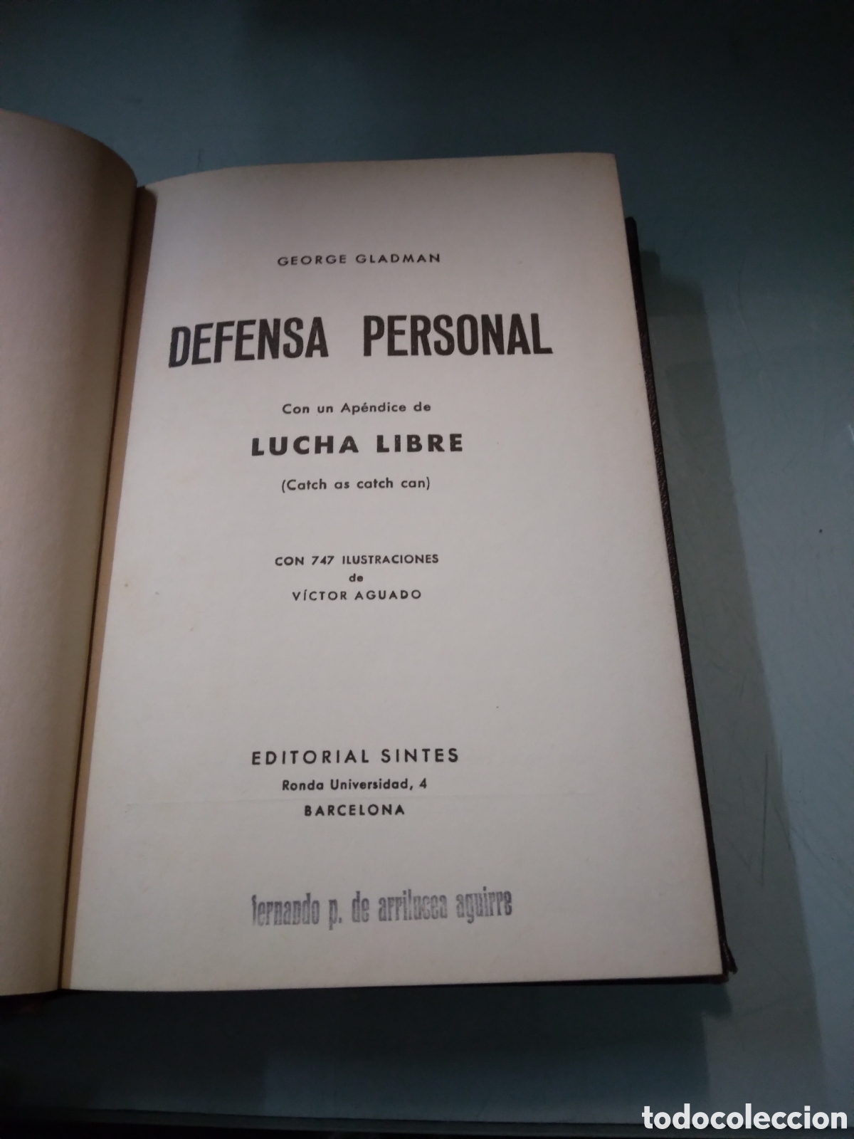 Libros: George Gladman, Defensa Personal, Editorial Sintesis - Foto 2