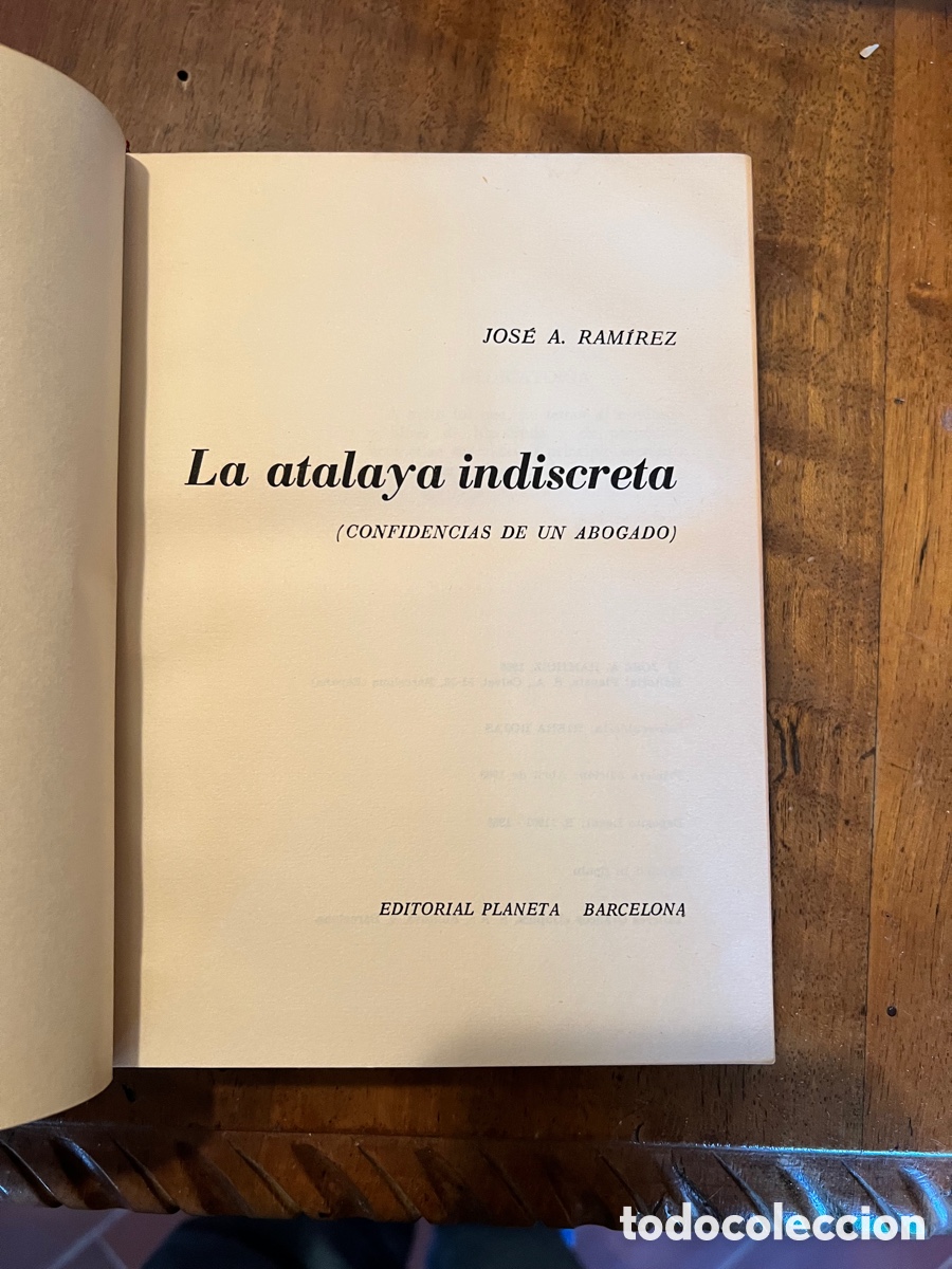 Libros: LA ATALAYA INDISCRETA. JOS&Eacute; A. RAM&Iacute;REZ - Foto 1