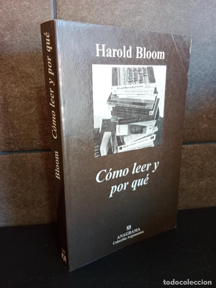 Libros: C&oacute;mo leer y por qu&eacute;: 248 (Argumentos). Harold Bloom. - Foto 1