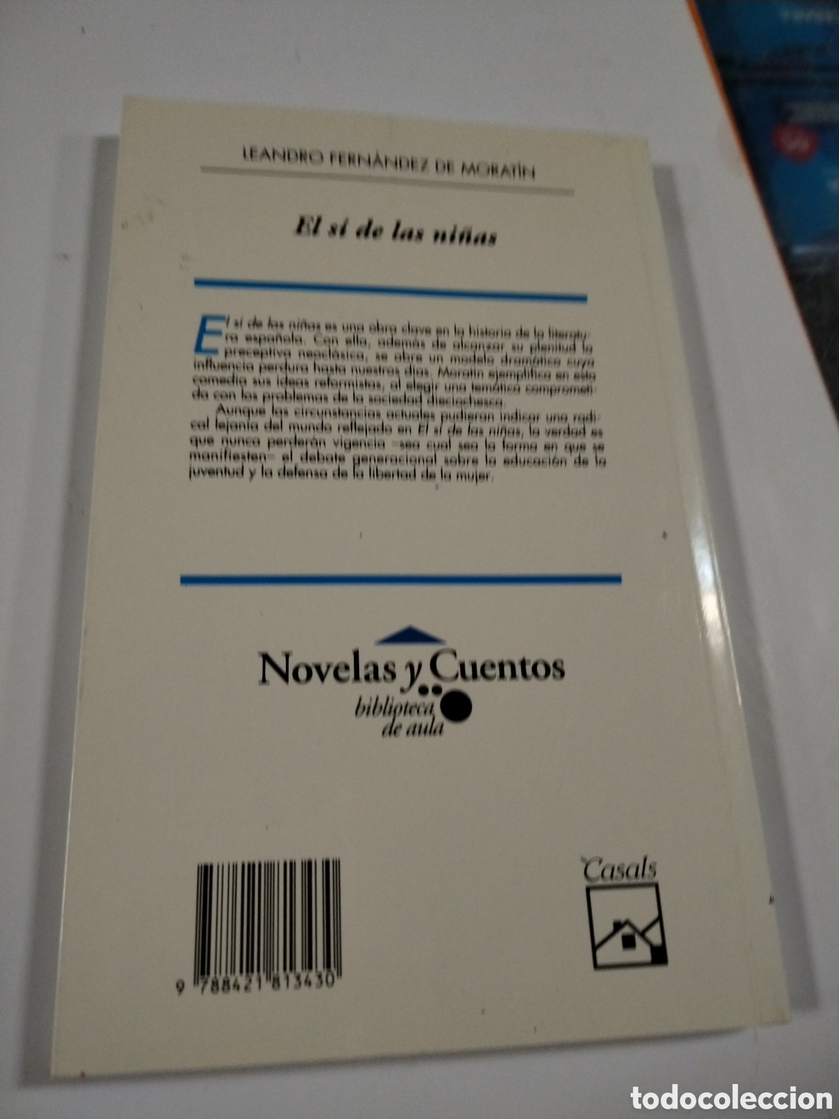 Libros: EL SI DE LAS NI&Ntilde;AS. LEANDRO FERNANDEZ DE MORATIN. CL - Foto 2
