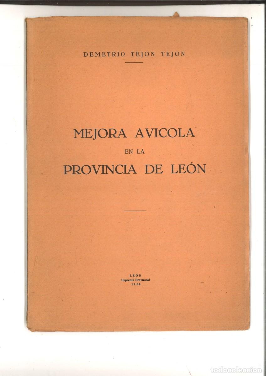 Livres: MEJORA AVICOLA EN LA PROVINCIA DE LEON. Demetrio Tejon Tejon