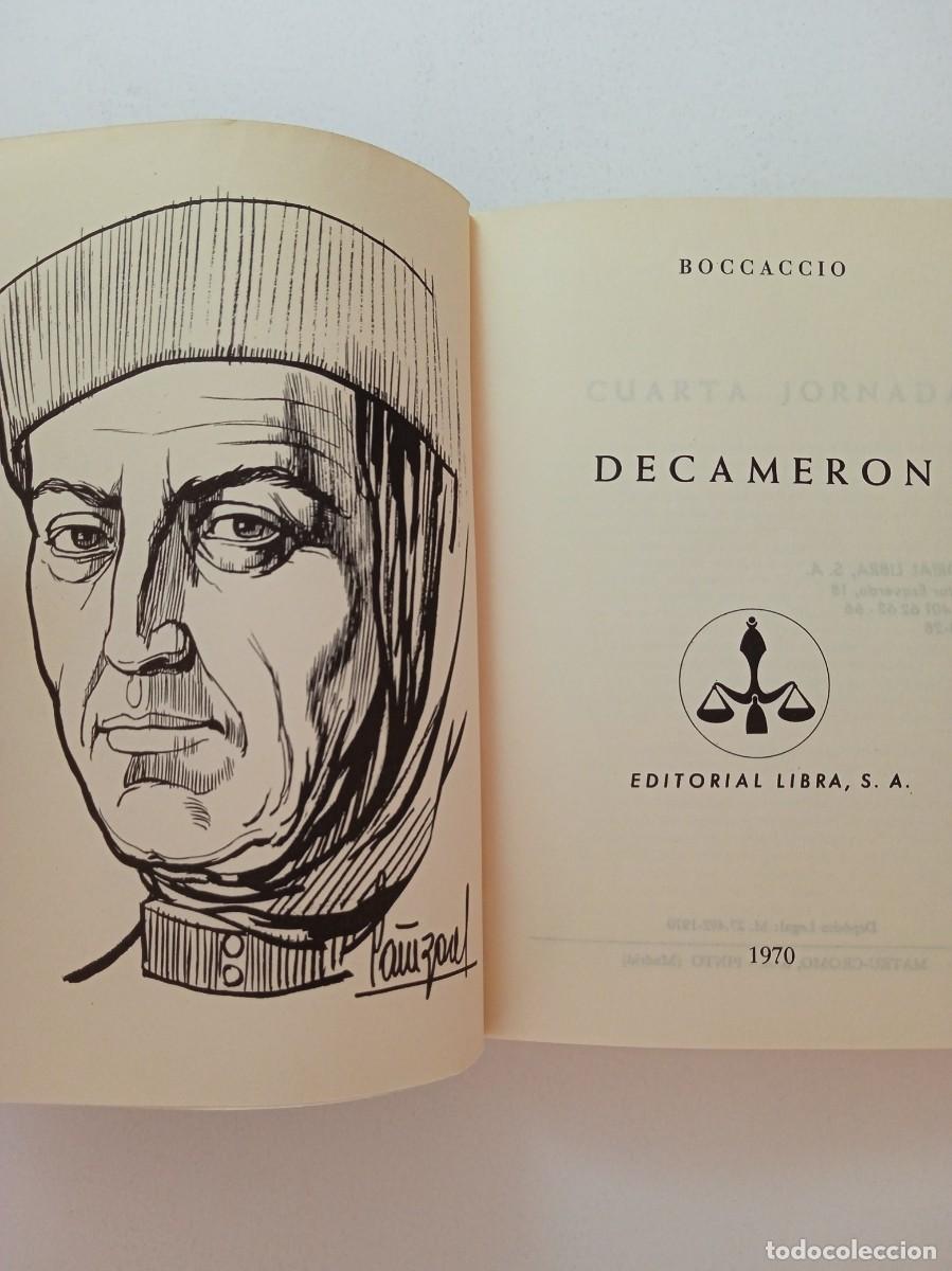Libros: DECAMERON - BOCCACCIO - JORNADAS 4&ordf; A 7&ordf; - EDITORIAL LIBRA - Foto 2