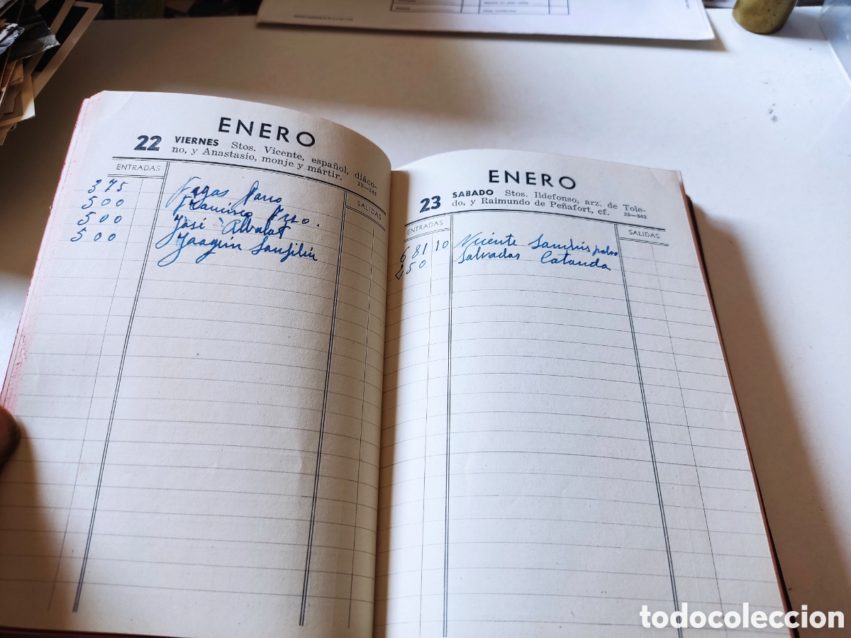 Libros: Libro dietario Lumen 1954 - Foto 7