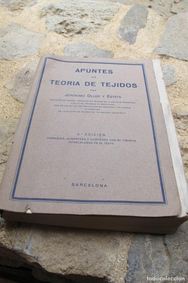Libros: APUNTES DE TEORIA DE TEJIDOS. JERONIMO OLLER Y ESTEFA - Foto 1
