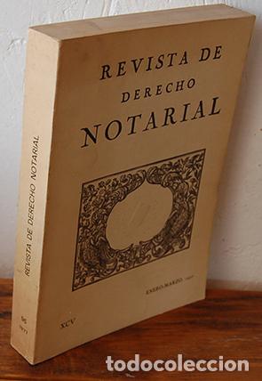 Libri di seconda mano: REVISTA DE DERECHO NOTARIAL N&ordm; XCV Enero-Marzo 1977. A&ntilde;o XXV, - VV.AA.