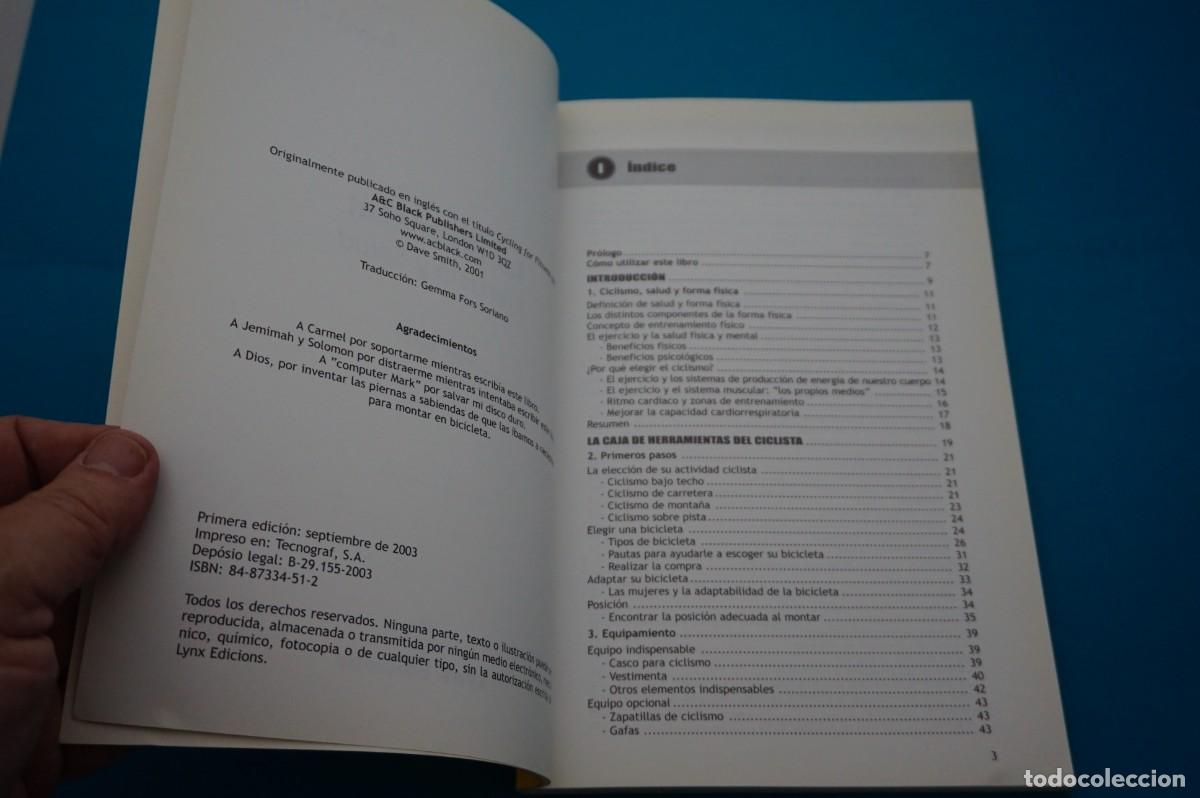 Libros: AMF-31G/ LA BICICLETA - EJERCICIO Y SALUD - DAVE SMITH / LYNX EDICIONS - Foto 2