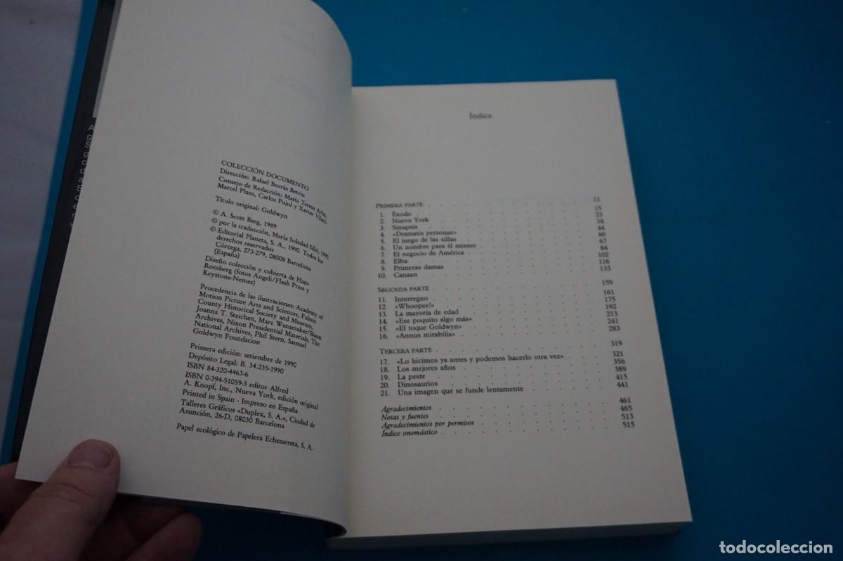 Libros: AMF-31G/ GOLDWYN - A. SCOTT BERG / EDITORIAL PLANETA - Foto 3