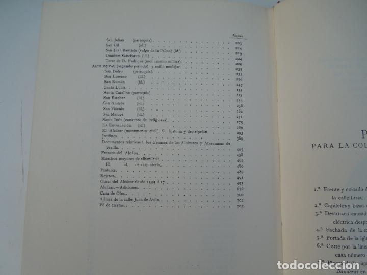 Libros: SEVILLA MONUMENTAL Y ARTISTICA , LOS EDIFICIOS NOTABLES ,RELIGIOSOS - JOSE GESTOSO PEREZ - TOMO I - Foto 8