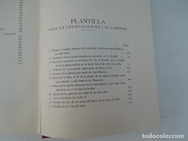 Libros: SEVILLA MONUMENTAL Y ARTISTICA , LOS EDIFICIOS NOTABLES ,RELIGIOSOS - JOSE GESTOSO PEREZ - TOMO I - Foto 9