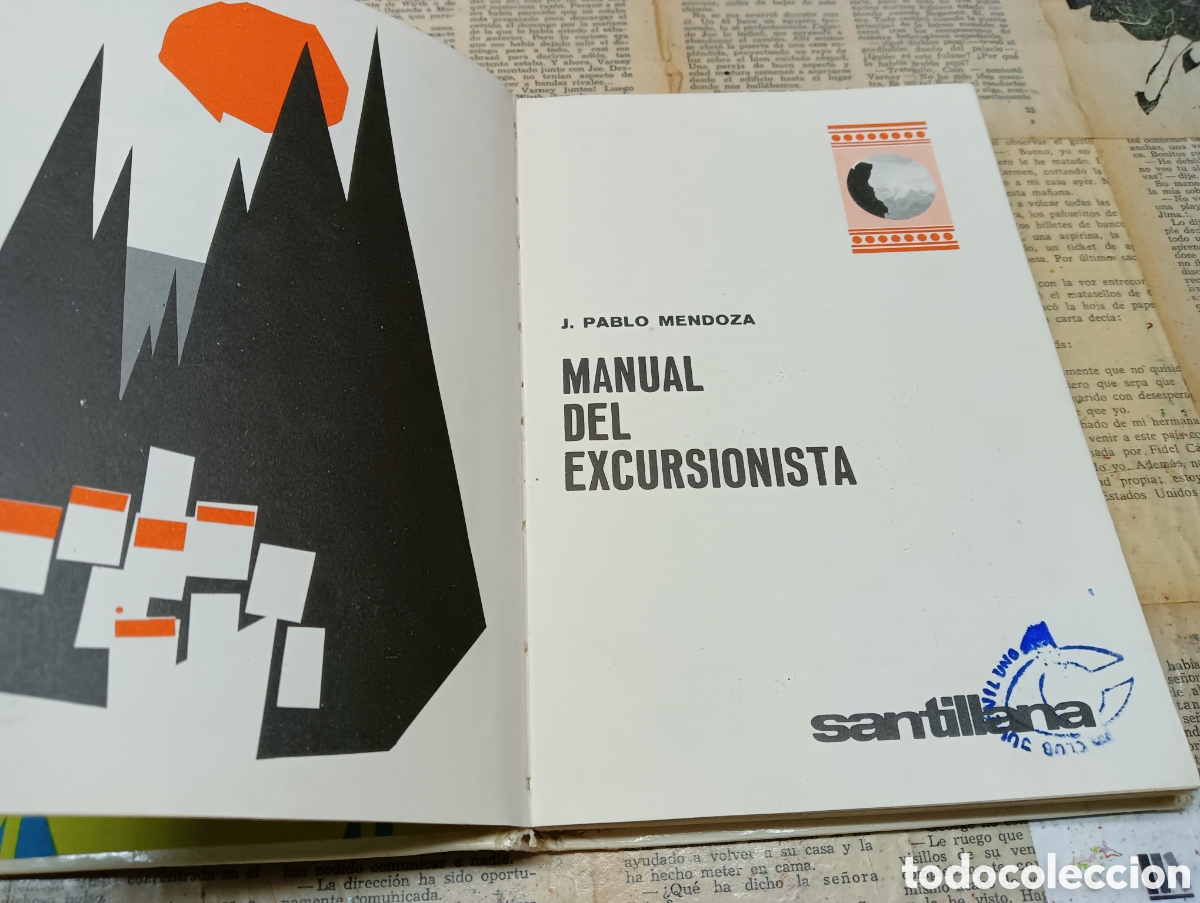 Libros: Manual del excursionista. Santillana - Foto 2
