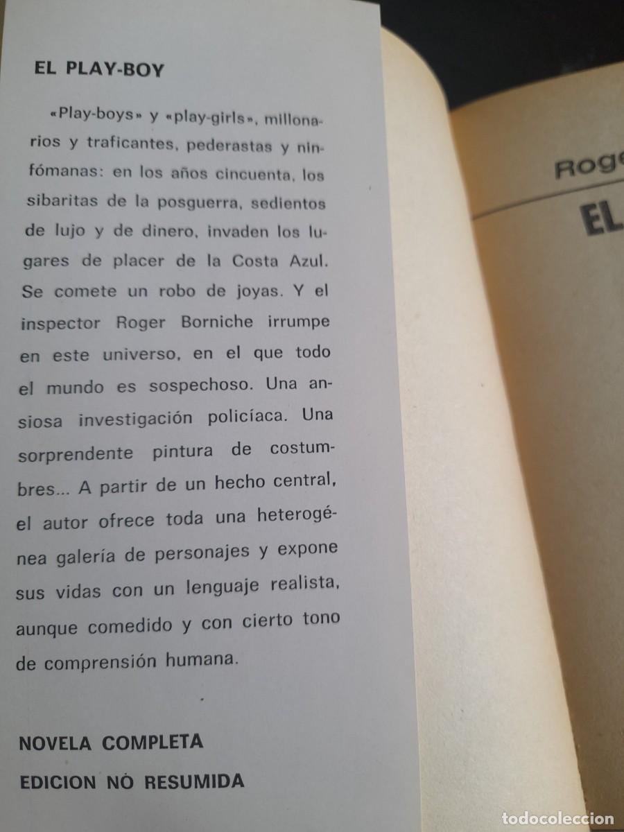 Libros: PRIMERA EDICION EL PLAY BOY ROGER B. TARIFA PLANA ENVIOS - Foto 2
