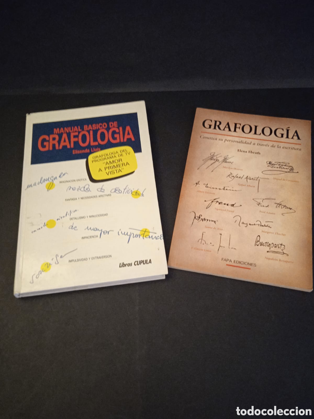 Libros: Lote de dos libros de Grafolog&iacute;a