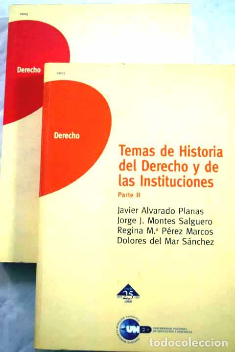 Libros: Temas de historia del derecho y de las instituciones - Foto 1