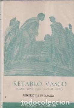 Libros: Retablo vasco - Fagoaga, Isidoro de - Foto 1