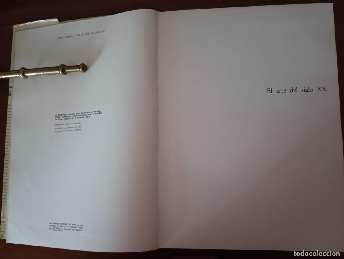 Libros: HANS L. JAFFE - EL ARTE DEL SIGLO XX - Foto 5