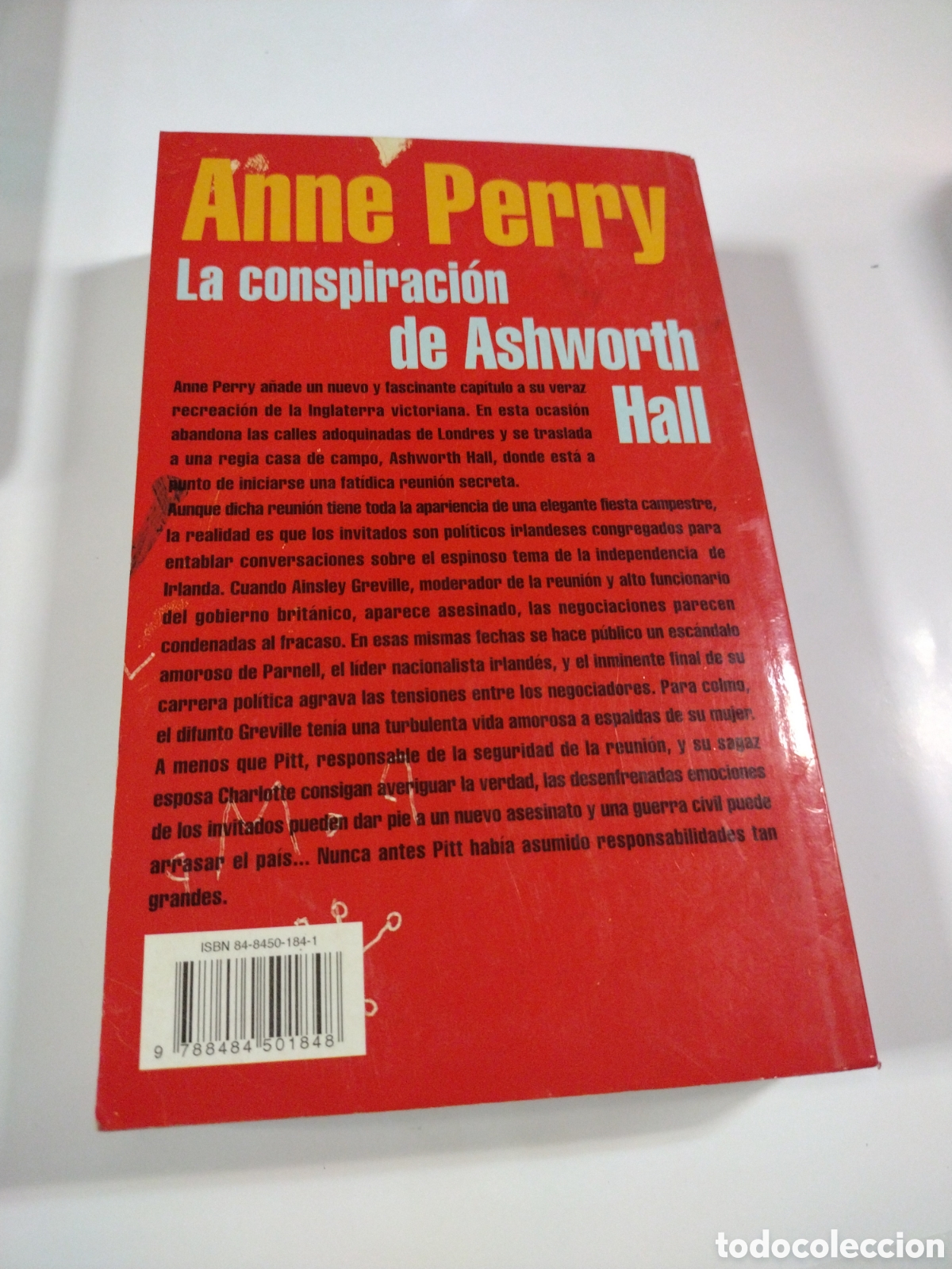 Libros: ANNE PERRY. LA CONSPIRACI&Oacute;N DE ASHWORTH HALL - Foto 2