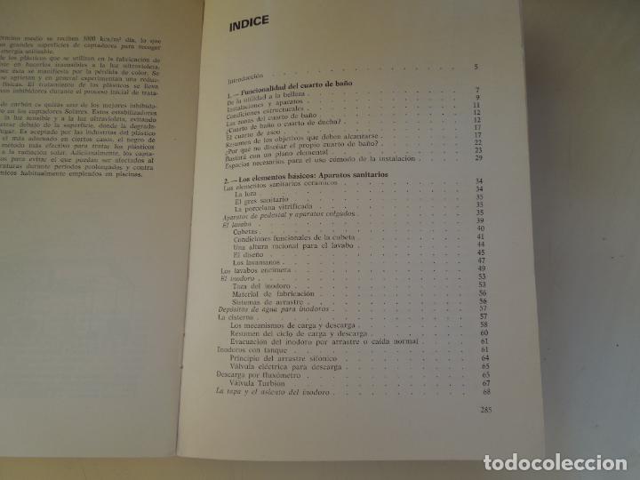 Libros: PROYECTOS E INSTALACI&Oacute;N DE CUARTOS DE BA&Ntilde;OS - JUAN DE CUSA - EDICIONES CEAC 1982. - Foto 3
