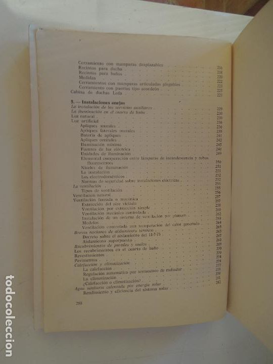 Libros: PROYECTOS E INSTALACI&Oacute;N DE CUARTOS DE BA&Ntilde;OS - JUAN DE CUSA - EDICIONES CEAC 1982. - Foto 5