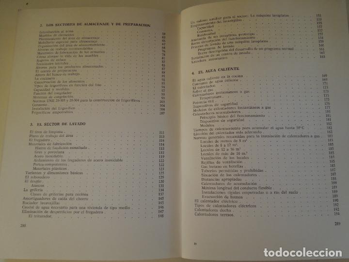 Libros: PROYECTOS E INSTALACI&Oacute;N DE COCINAS - JUAN DE CUSA - CEAC 1&ordf; ED. 1982. - Foto 6