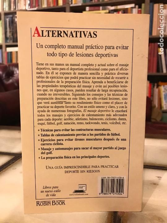 Libros: El masaje deportivo. Gregory Pike. PEDIDO M&Iacute;NIMO 5&euro; - Foto 2