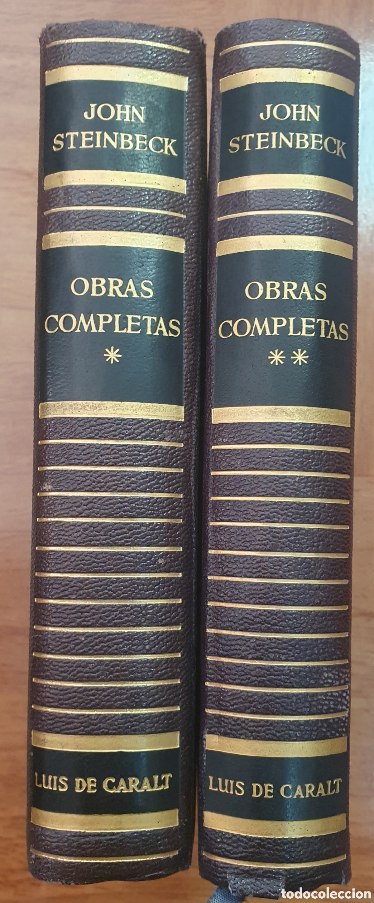 Libros: Obras Completas I y II - Primera Edici&oacute;n - 1957 - John Steinbeck - Foto 1