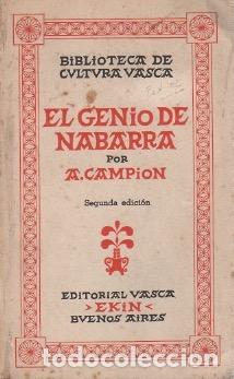 Libros: El genio de Nabarra - Campi&oacute;n, Arturo - Foto 1