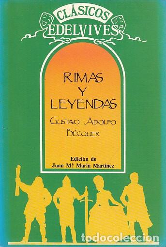 Libros: RIMAS Y LEYENDAS. - BECQUER, GUSTAVO ADOLFO. - Foto 1