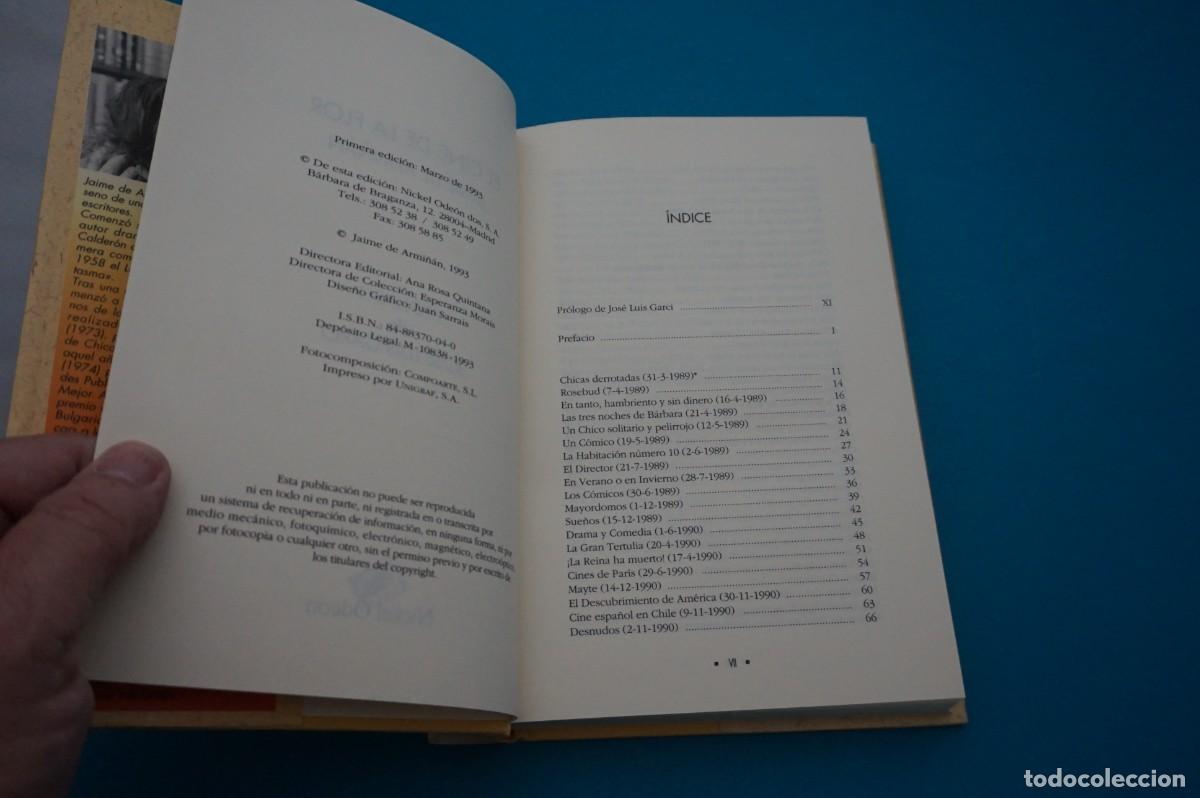 Libros: AMF-32C/ EL CINE DE LA FLOR - JAIME DE ARMI&Ntilde;AN / NICKEL ODEON - Foto 3