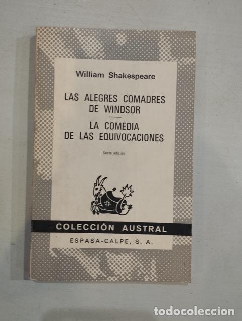 Libros: William Shakespeare - Las alegres comadres de windsor / La comedia de las equivocaciones - Foto 1