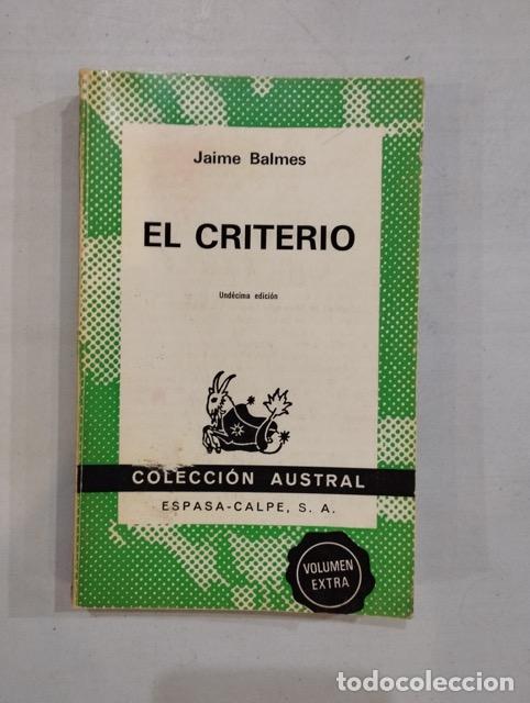 Libros: Jaime Balmes - El criterio - Foto 1