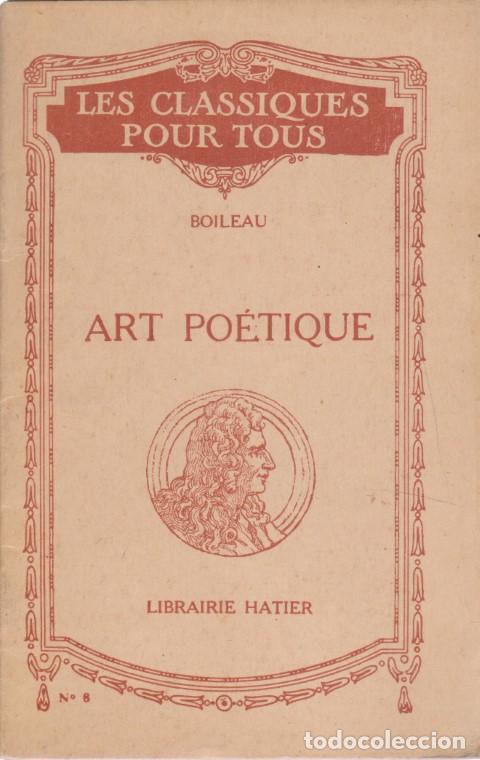 Libros: L&acute;ART PO&Eacute;TIQUE. (1674) - BOILEAU - Foto 1