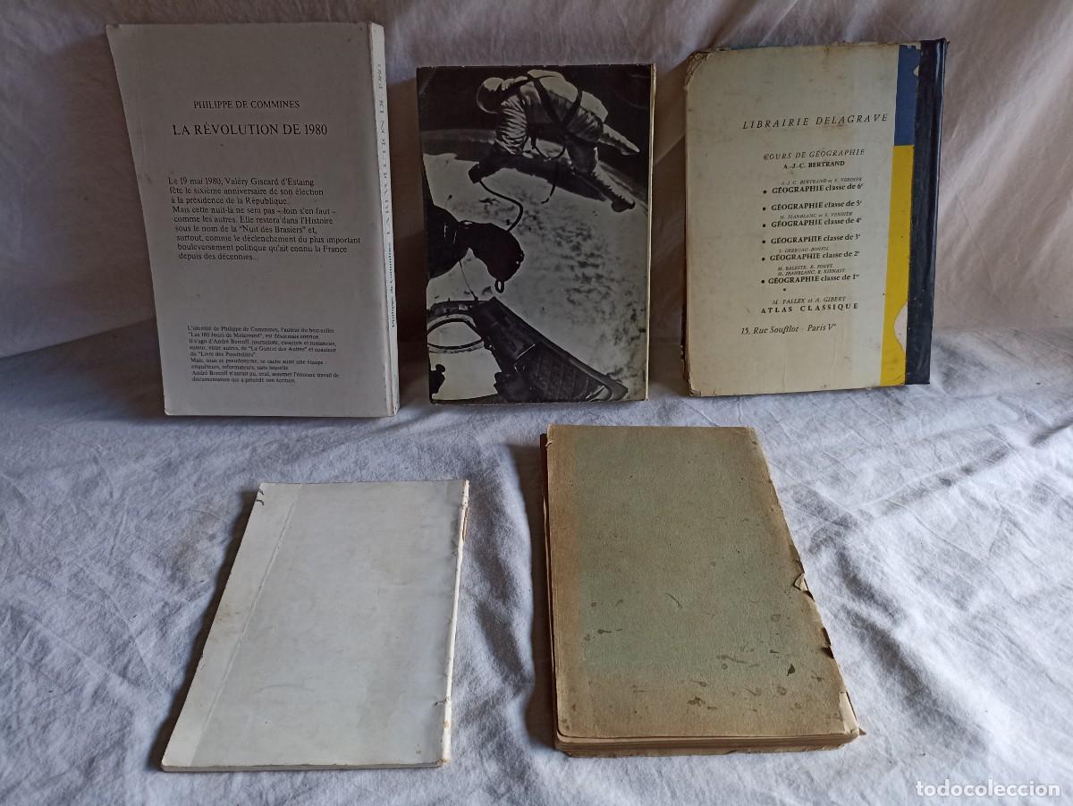 Libros: Lote 5 viejos libros en franc&eacute;s - Foto 7