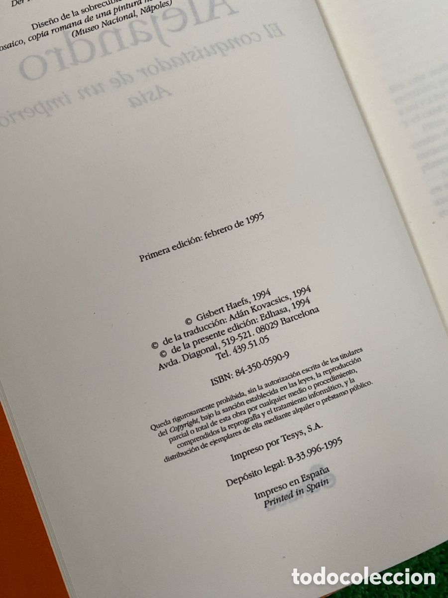 Libros: Gisbert Haefs ALEJANDRO El conquistador de un imperio: Asia. - Foto 3
