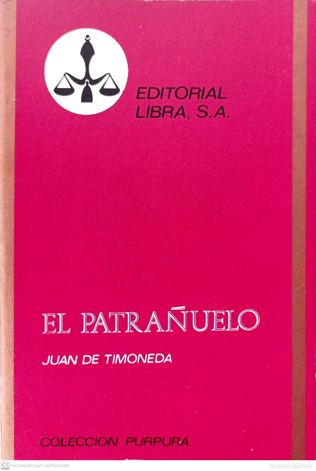 Libros: El patra&ntilde;uelo - Juan de Timoneda - Foto 1