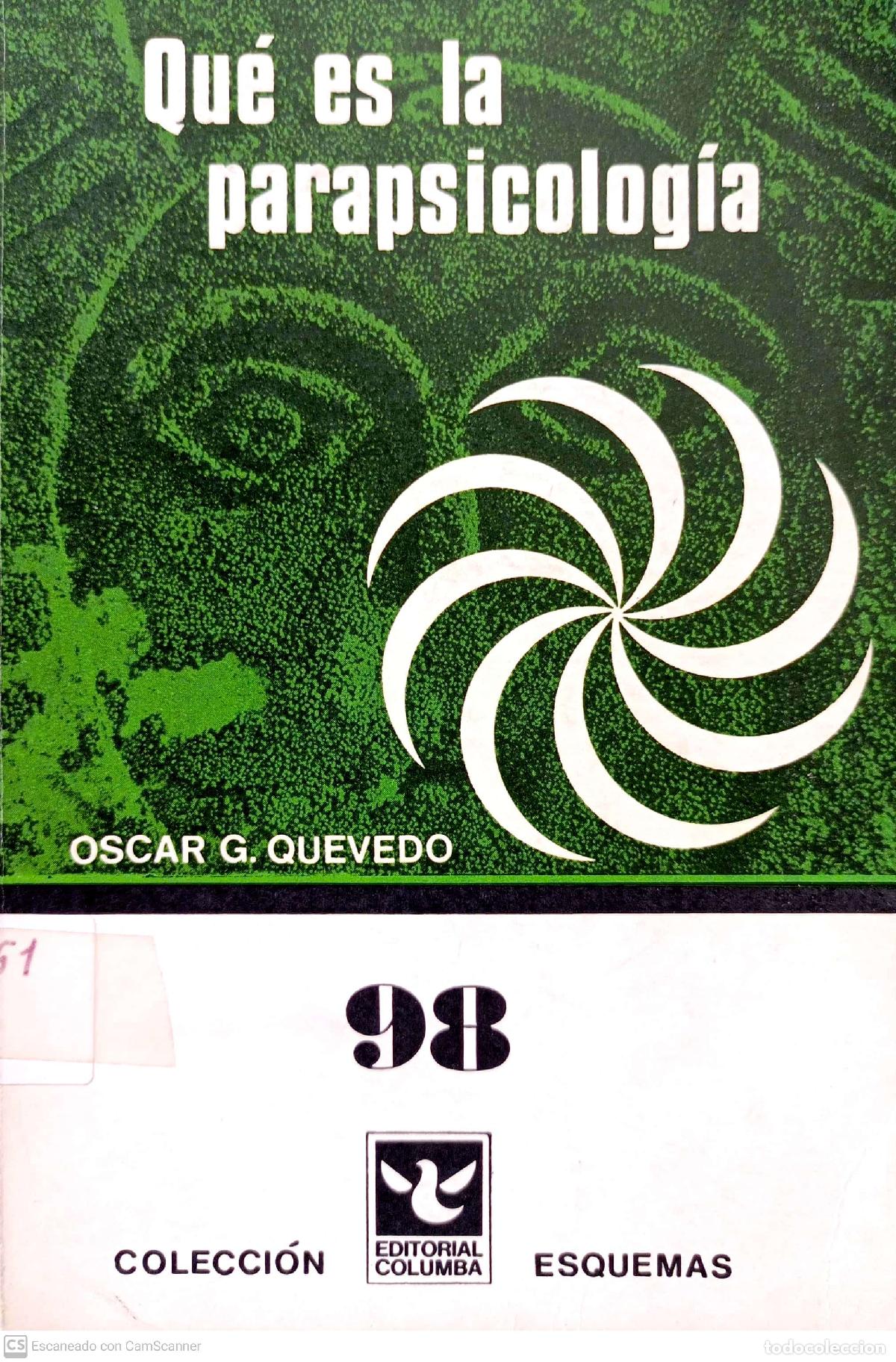 Libros: Qu&eacute; es la parapisolog&iacute;a - Oscar G. Quevedo - Foto 1
