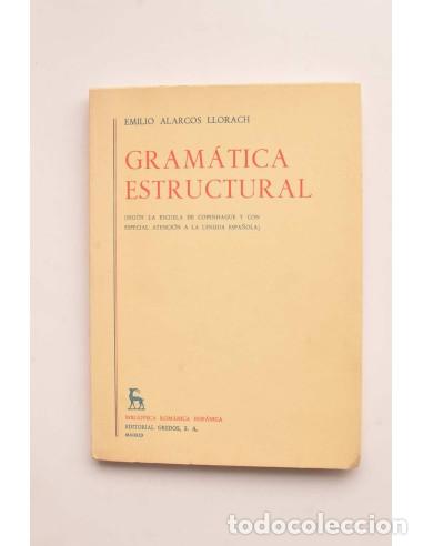 Libros: Gram&aacute;tica estructural - ALARCOS LLORACH, Emilio - Foto 1