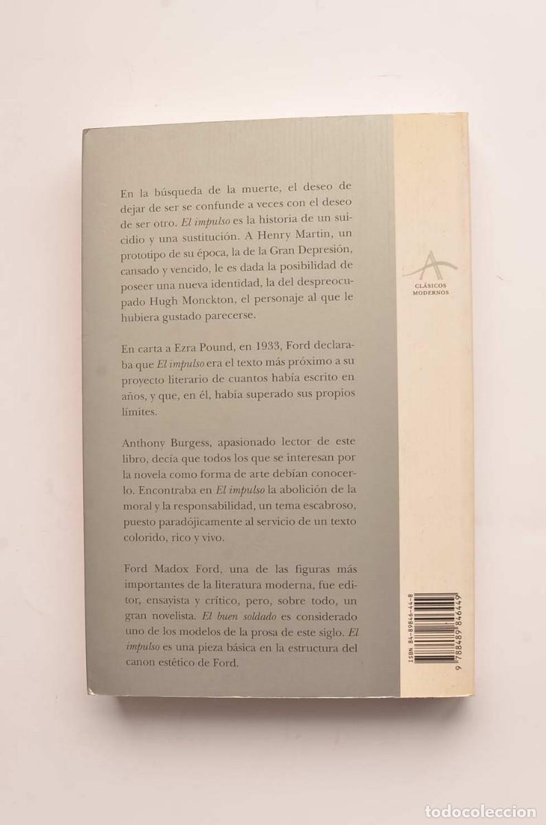 Libros: El impulso - FORD MADOX FORD - Foto 3