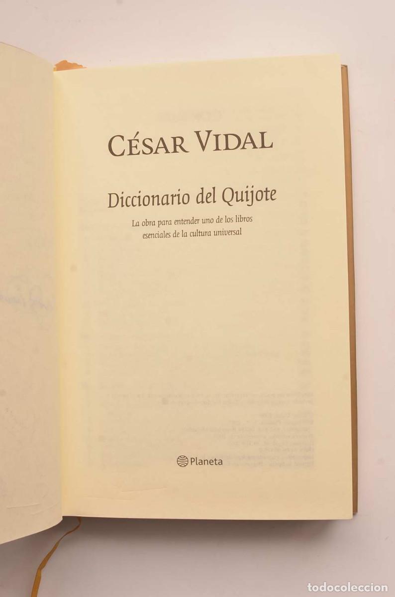 Libros: Diccionario del Quijote - VIDAL, C&eacute;sar - Foto 4