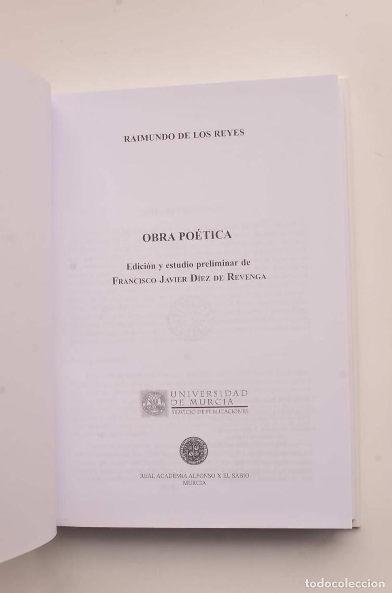 Libros: Raimundo de los Reyes. Obra po&eacute;tica - REYES, Raimundo de los - Foto 3