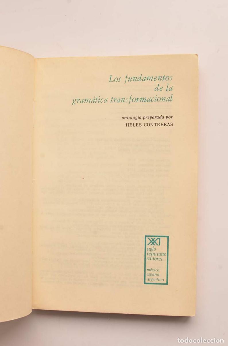 Libros: Los fundamentos de la gram&aacute;tica transformacional - CONTRERAS, Heles (Compilador) - Foto 2