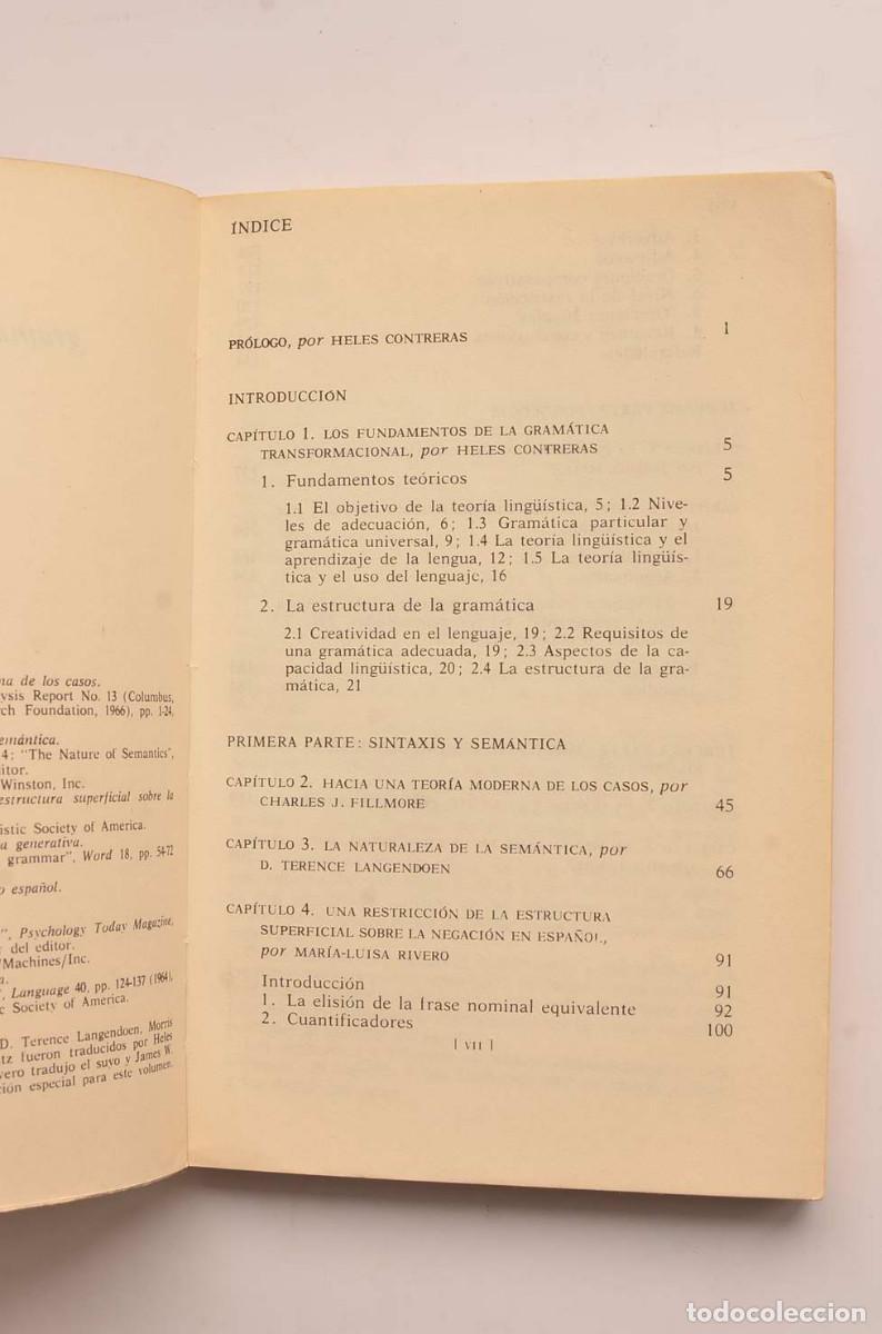 Libros: Los fundamentos de la gram&aacute;tica transformacional - CONTRERAS, Heles (Compilador) - Foto 3