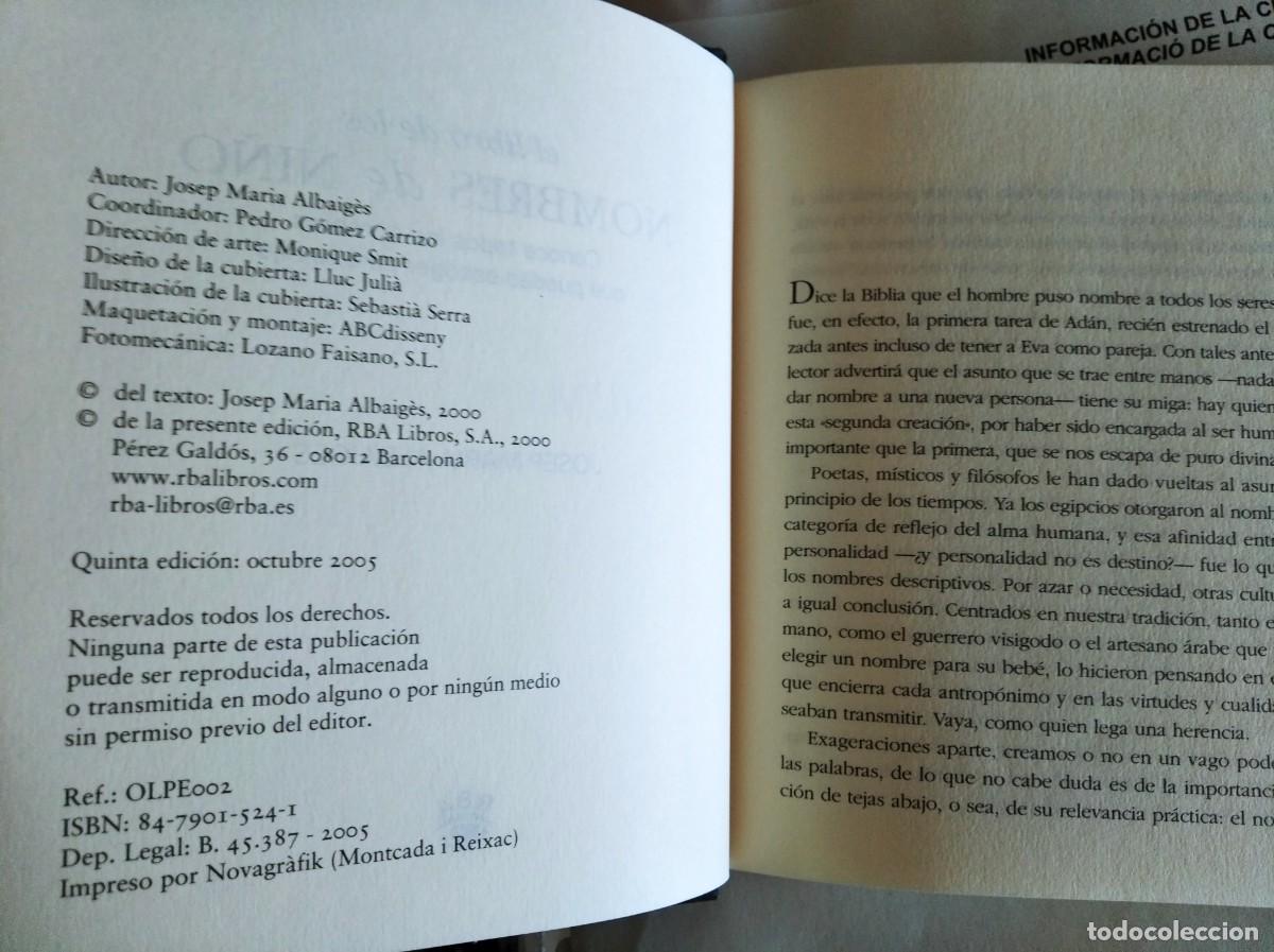 Libros: El libro de los nombres de ni&ntilde;o - Foto 5