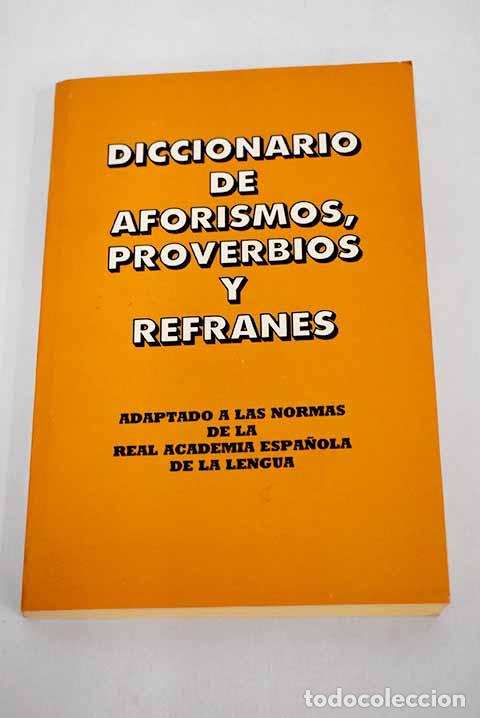 Libros: Diccionario manual de aforismos, proverbios y refranes - Foto 1