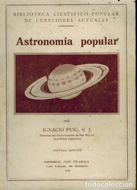 Libros: ASTRONOM&Iacute;A POPULAR - Foto 1