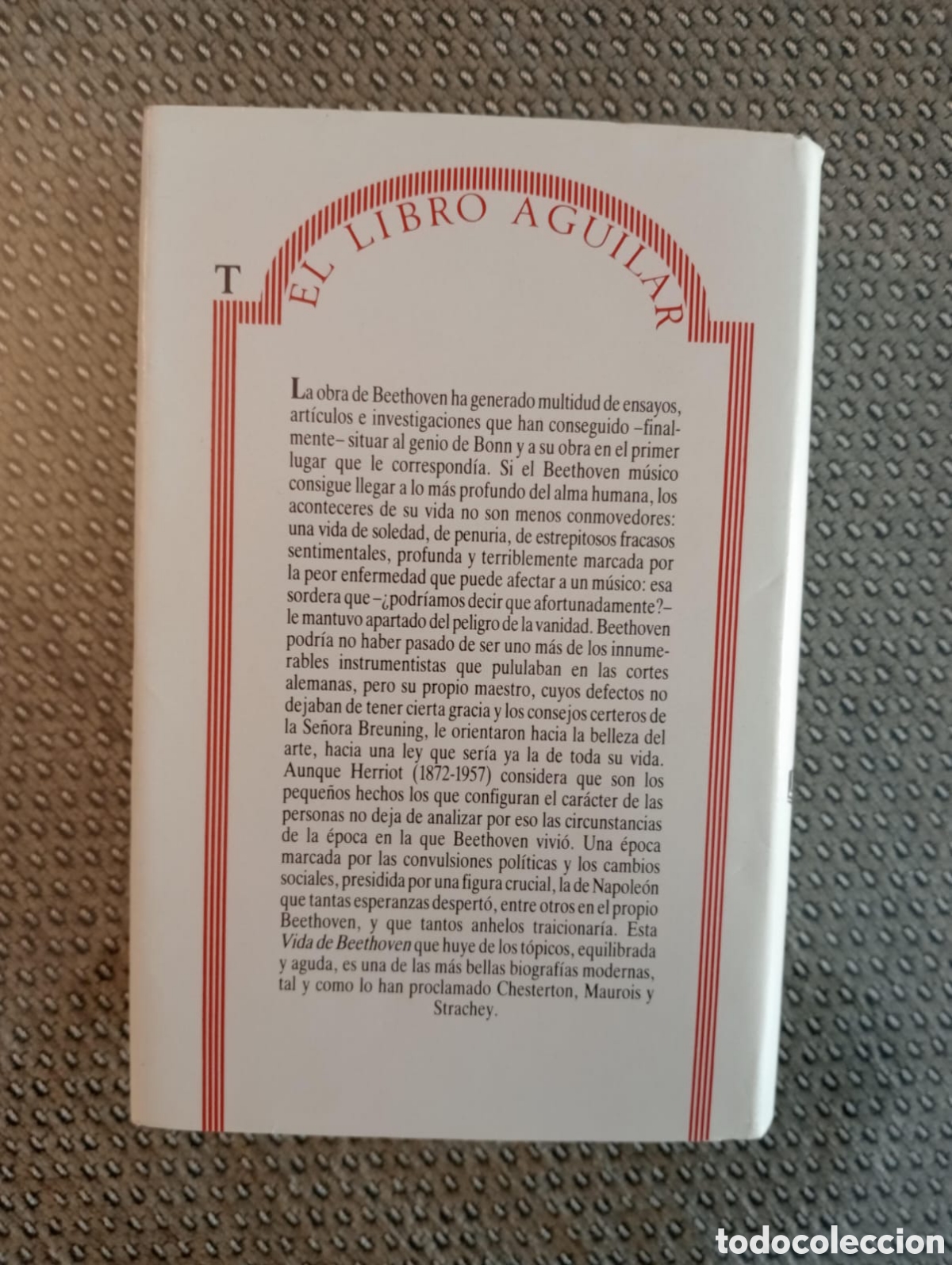 Libros: Vida de Beethoven / Eduard Herriot. El libro Aguilar, 44 - Foto 4