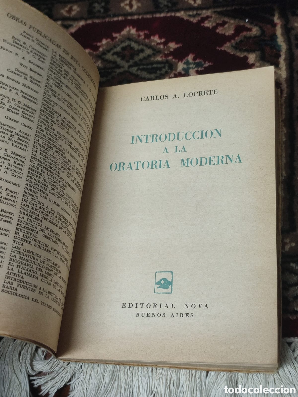 Libros: Introducci&oacute;n a la oratoria moderna Carlos Alberto Loprete - Foto 3
