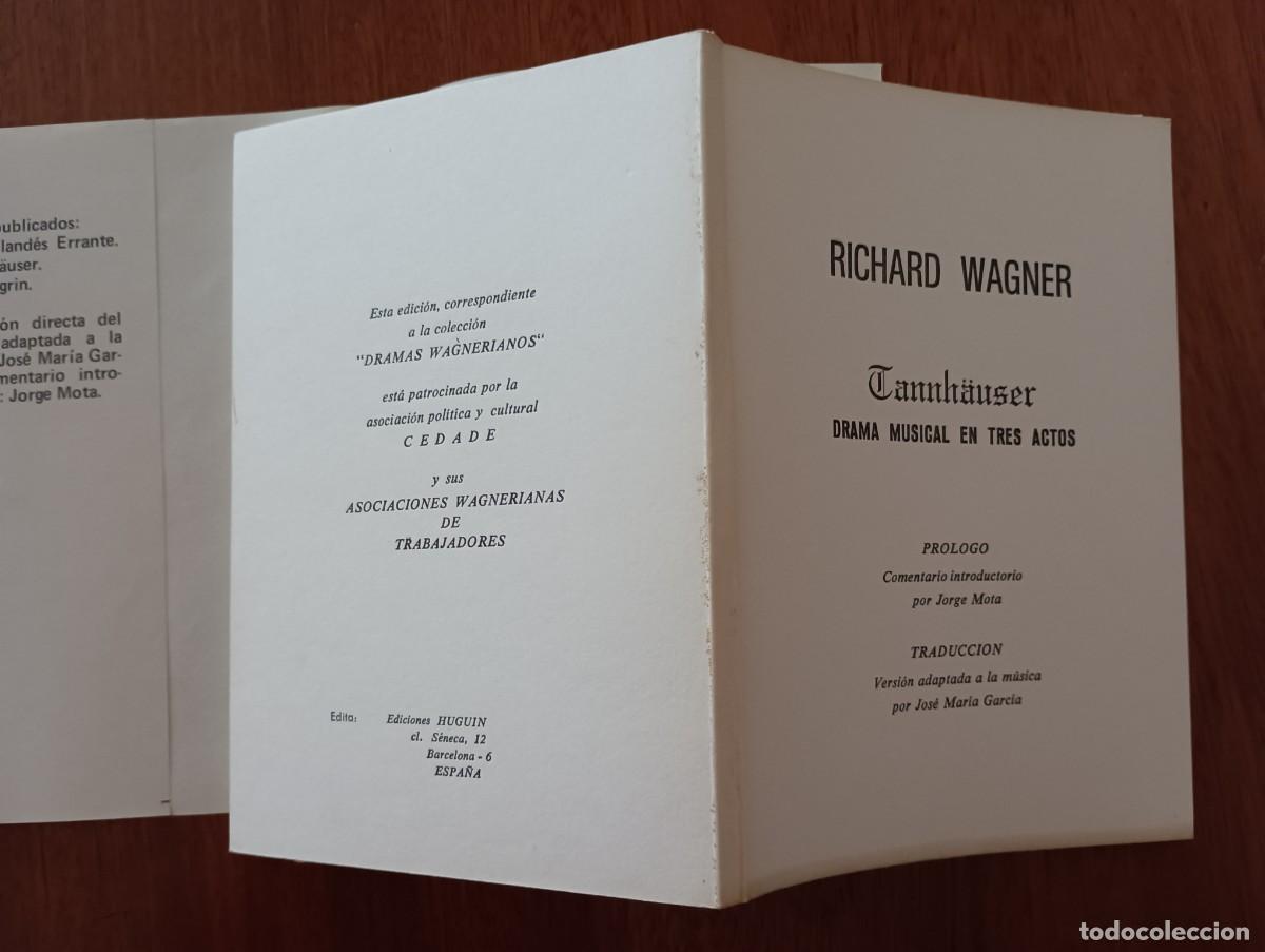 Libros: EL HOLANDES ERRANTE &ndash; RICHAR WAGNER Ediciones Huguin 1983 - Foto 12