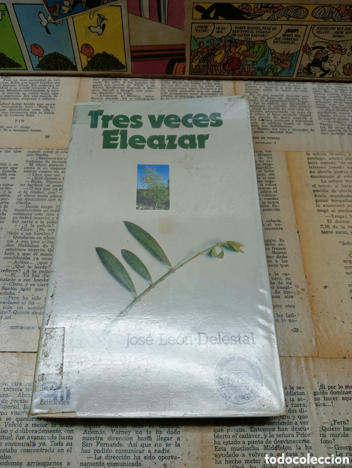 Libros: Tres veces Eleazar . Jos&eacute; leon delestal - Foto 1