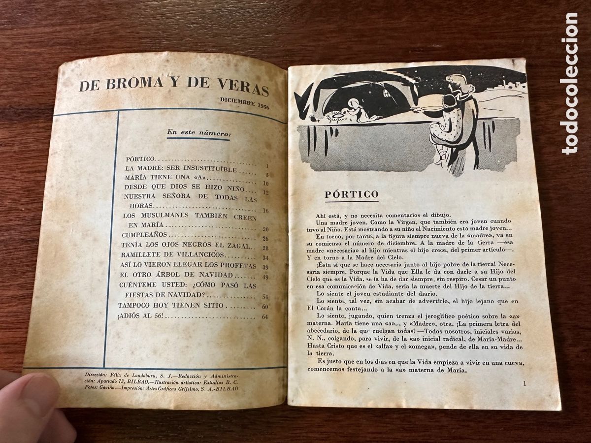 Libros: DE BROMA Y DE VERAS / DICIEMBRE 1956 - Foto 2